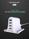 Konfulon C52Q (Fast Charging 18W 4 USB Charger) / White