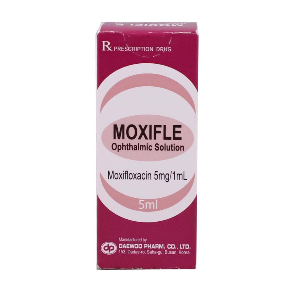 Moxifle Moxifloxacin 5MG Eye Drops 5ML