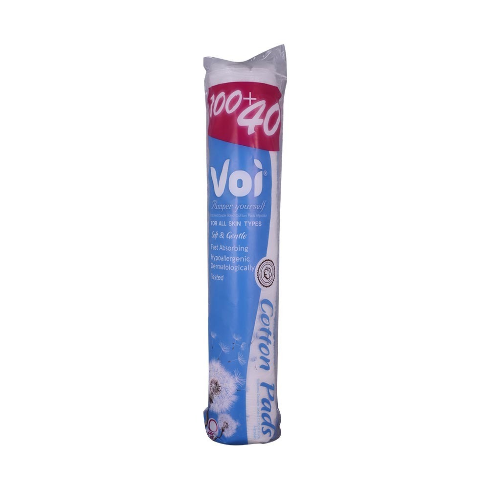 Voi Softened Soft & Gentle Cotton Pads 140PCS