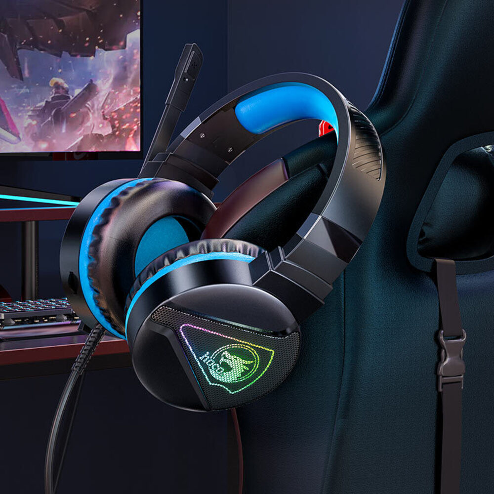 W104 Drift Gaming Headphones With Mic / Blue