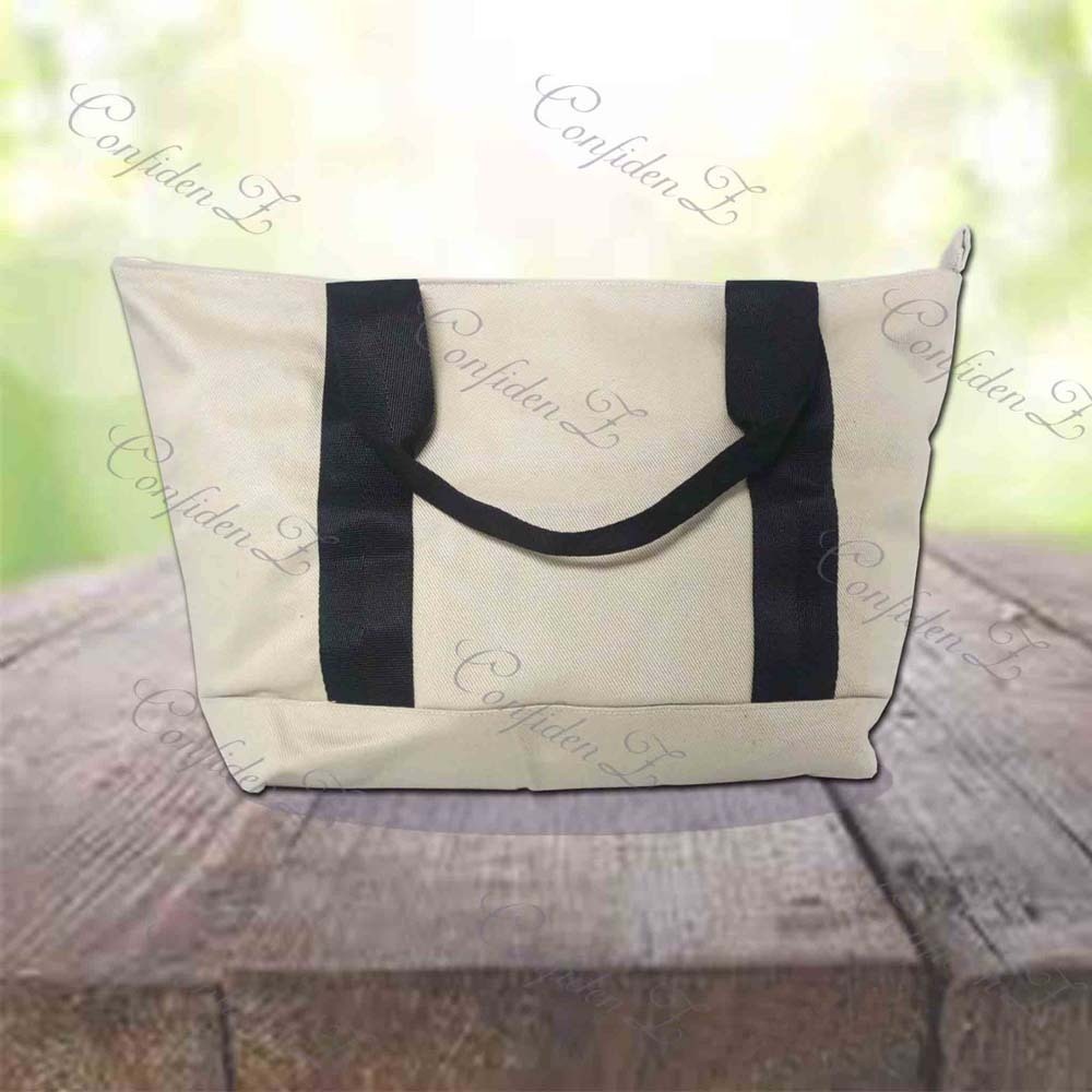 Confidenz White Stylish Tote Bag 09