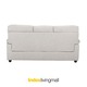 Furinbox Augusta Fabric Sofa 3/S Light Brown