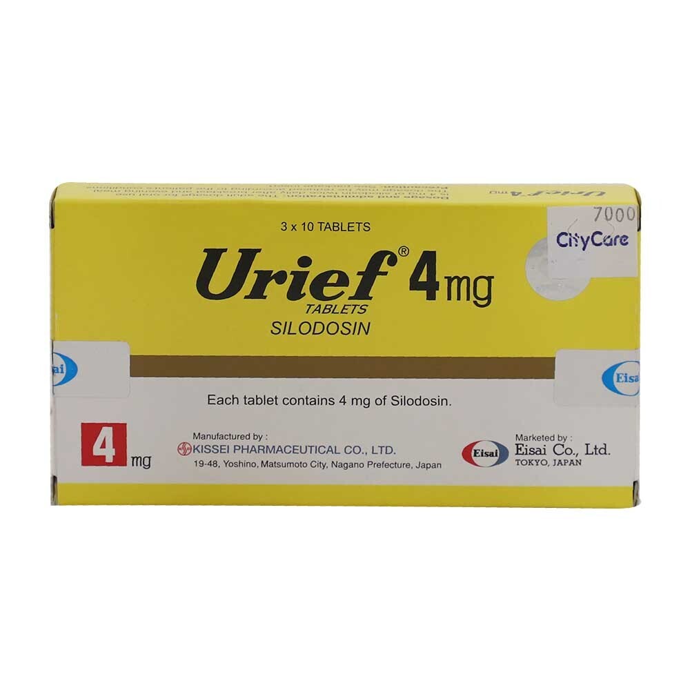 Urief 4MG Silodosin 10Tablets