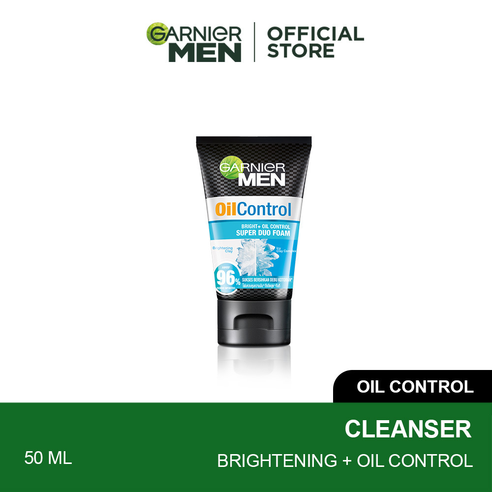 Garnier Men Turbo Bright Super Duo Facial Foam 50ML