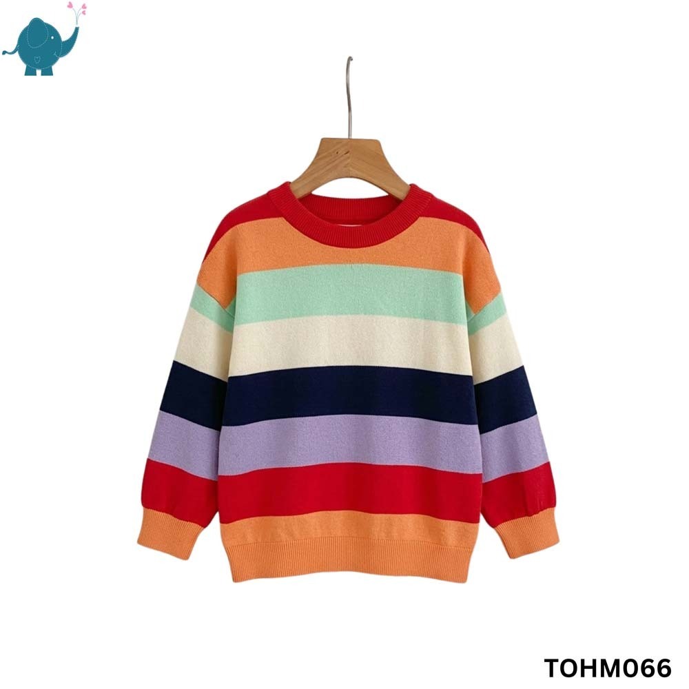Max & Mia Kid Unisex Sweat Shirt TOHM066 Rainbow (S)