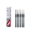 Giorgione 6 Pieces Detail Brush Set Black