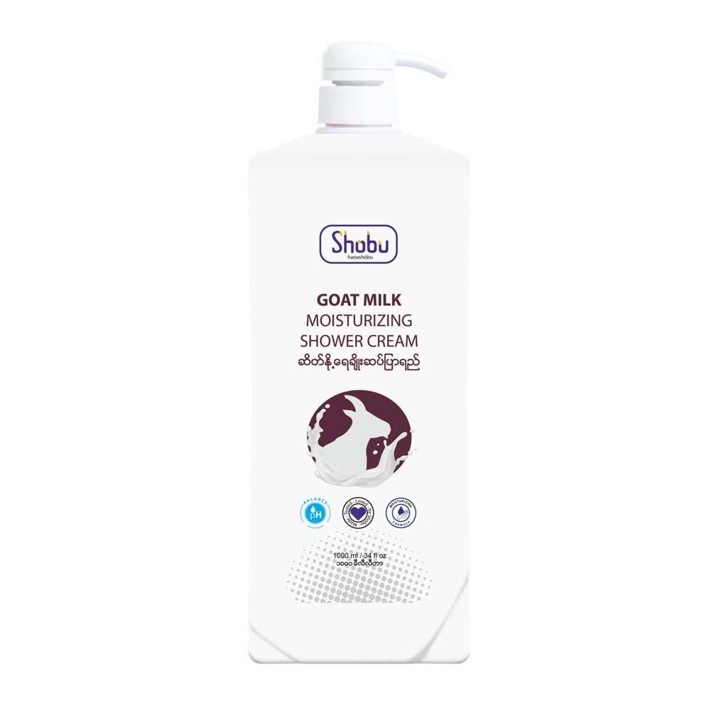 Shobu Moisturizing Shower Cream (Goat Milk) 1000ML