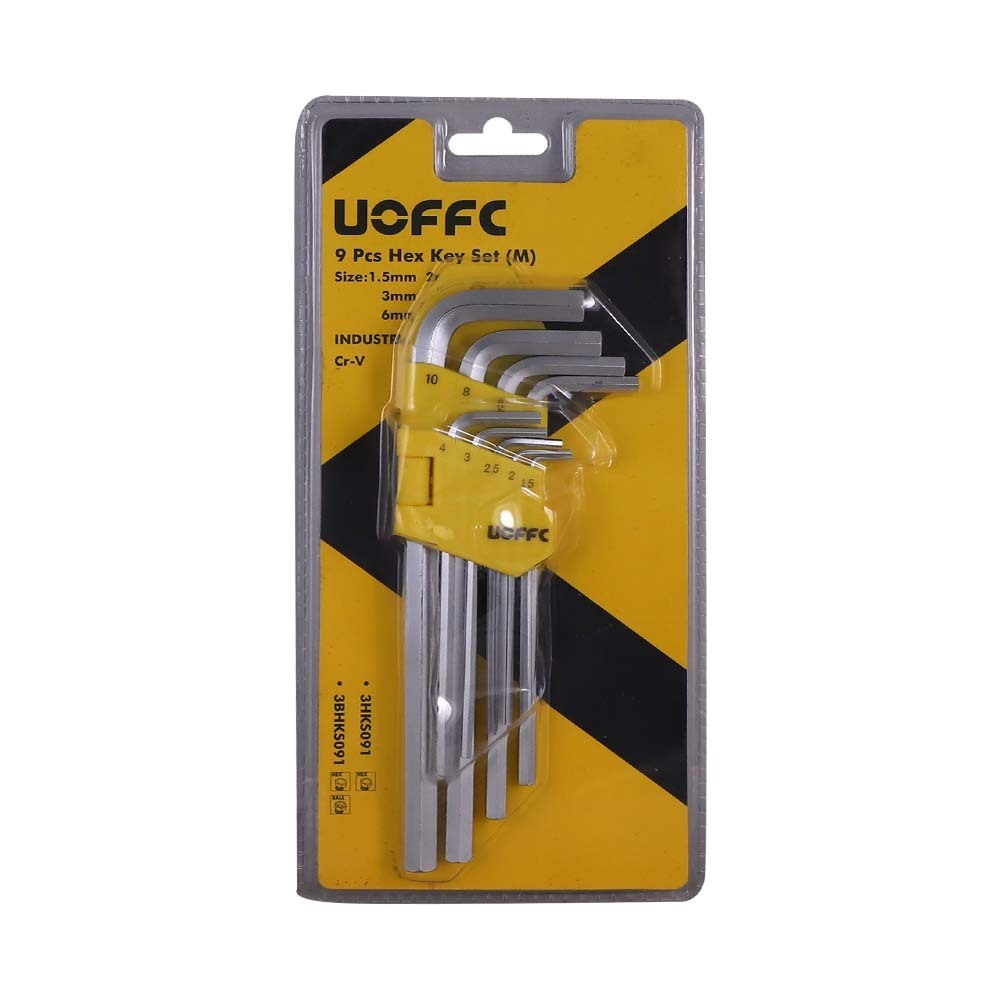 Uoffc Industrial Tools HEX Set 3TKS091 (9Pcs)