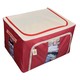 Foldable Clothes Storage Box (Red)