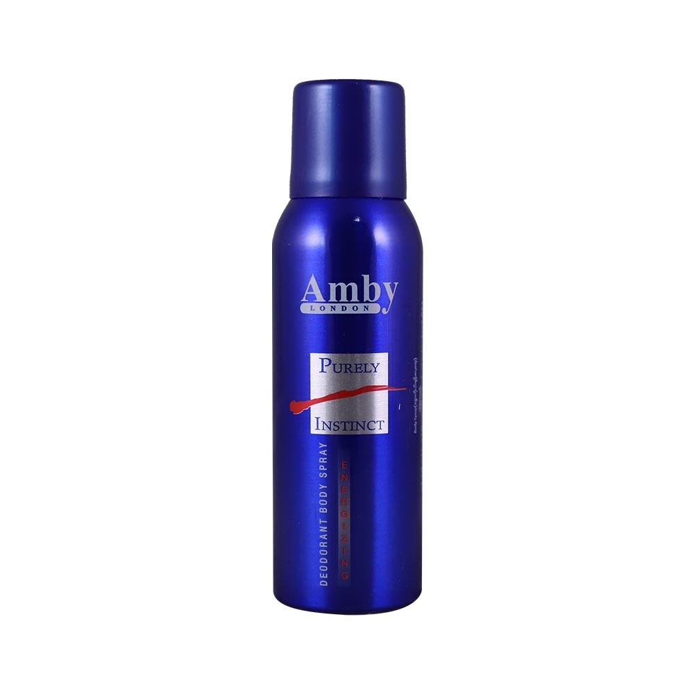 Amby London Purely Instinct Energizing Deodorant Body Spray 125ML