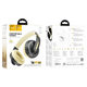 W34 Charming Bluetooth Headphones  Black