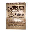 HlaingKyi 100% Pure Arabica Coffee (Wash Process, Coarse Ground, 1000 Grams)