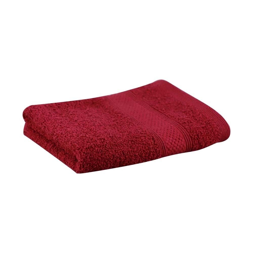 City Value Hand Towel 15X30IN Dark Burgund