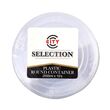 City Selection Plastic Round Container 2000ML 10PCS