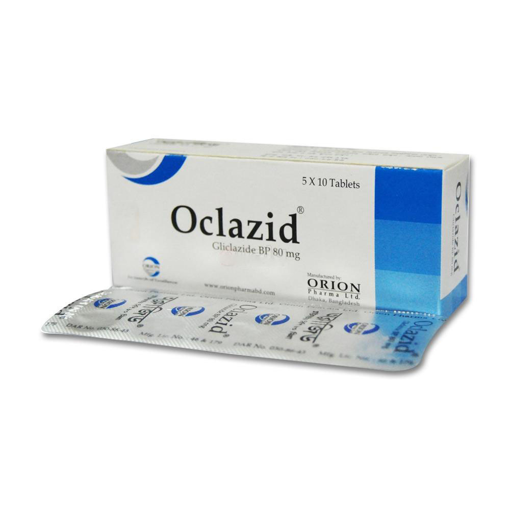 Oclazid 80MG Gliclazide 10Tablets