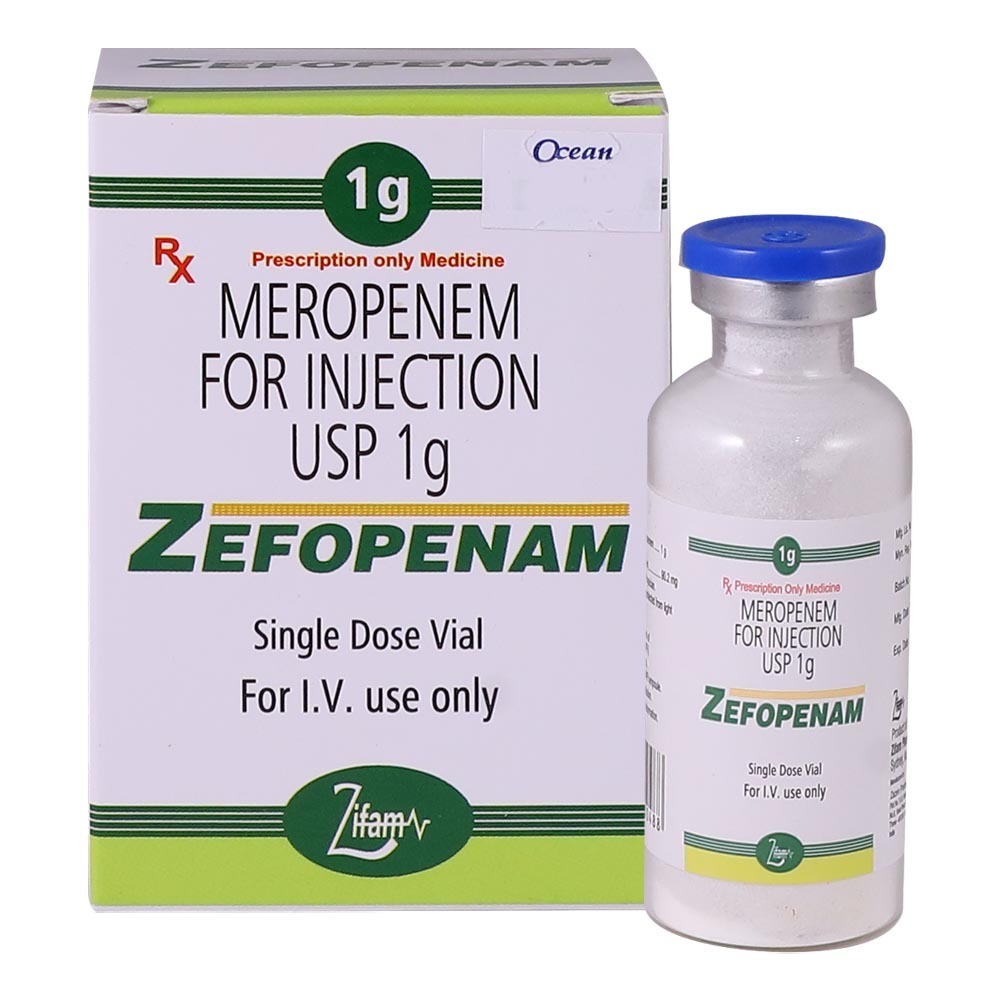 Zefopenam Meropenem Injection 1G