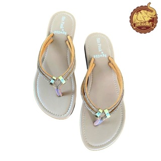 Sin Pauk Women Leather Slipper (Design-3,No-35) BGW-034