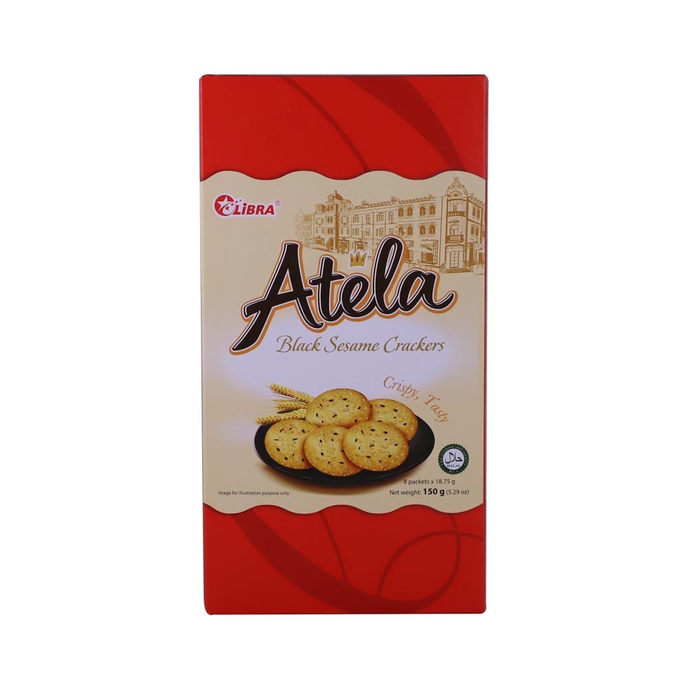 Atela Crispy Black Sesame Cracker 150G