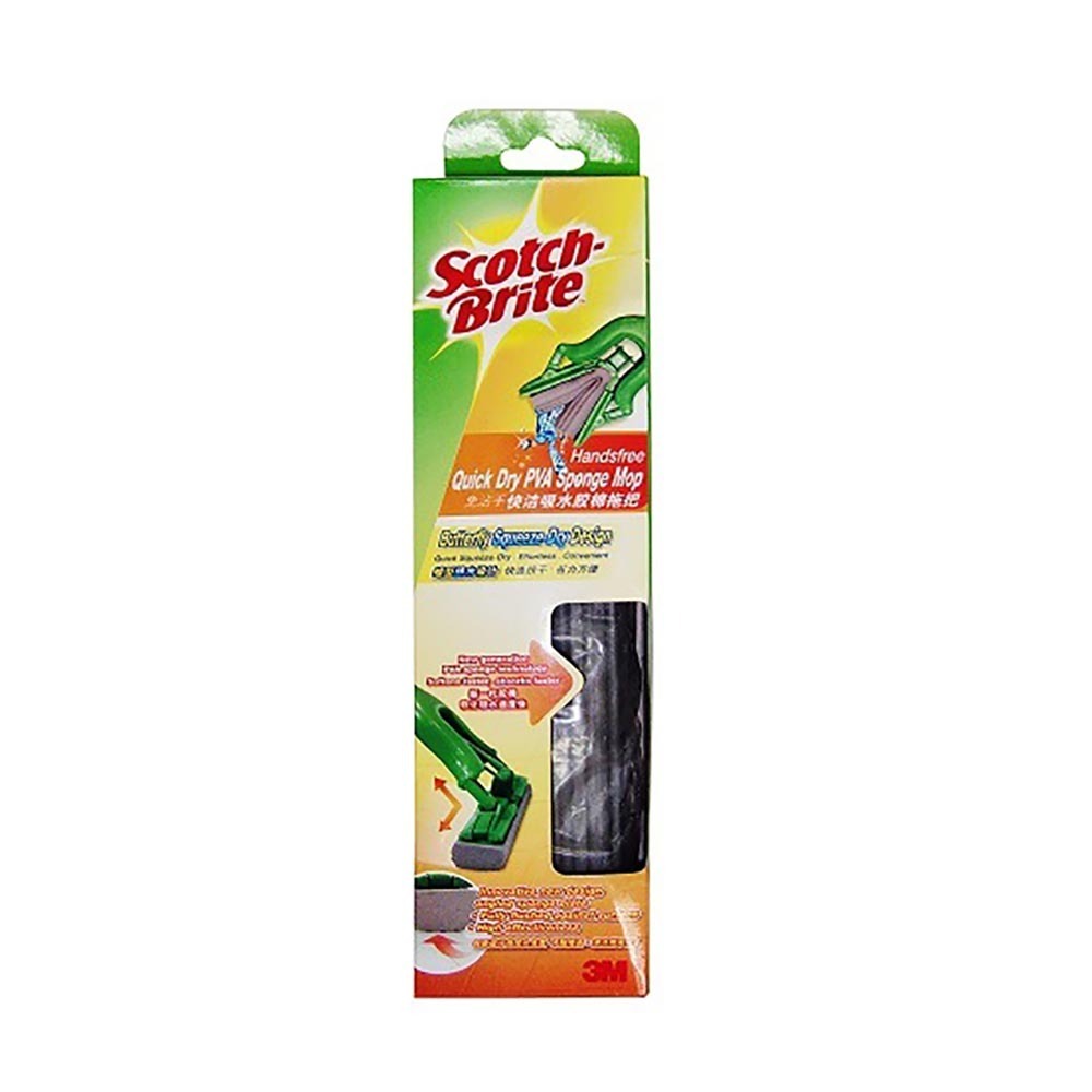 3M Scotch Brite Quick Dry Pva Sponge Mop Refill W3-1R