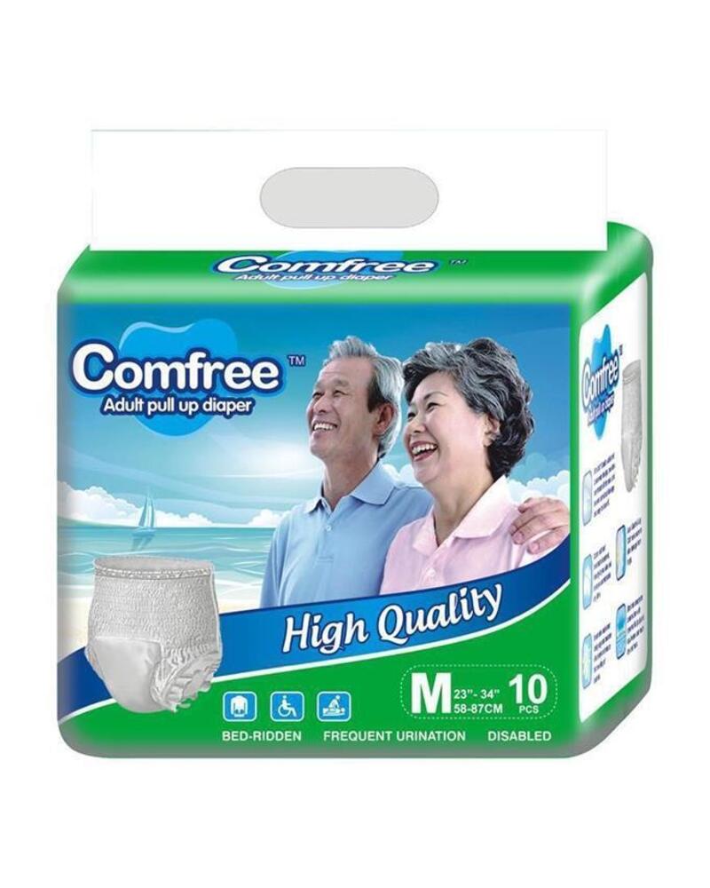 Comfree Pull Adult Diaper Medium (58-87CM) 10PCS