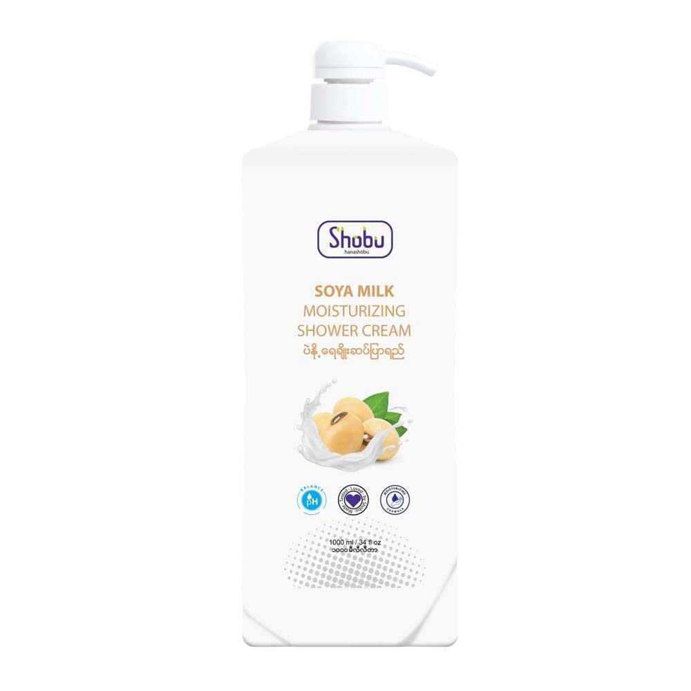 Shobu Moisturizing Shower Cream (Soya Milk ) 1000ML