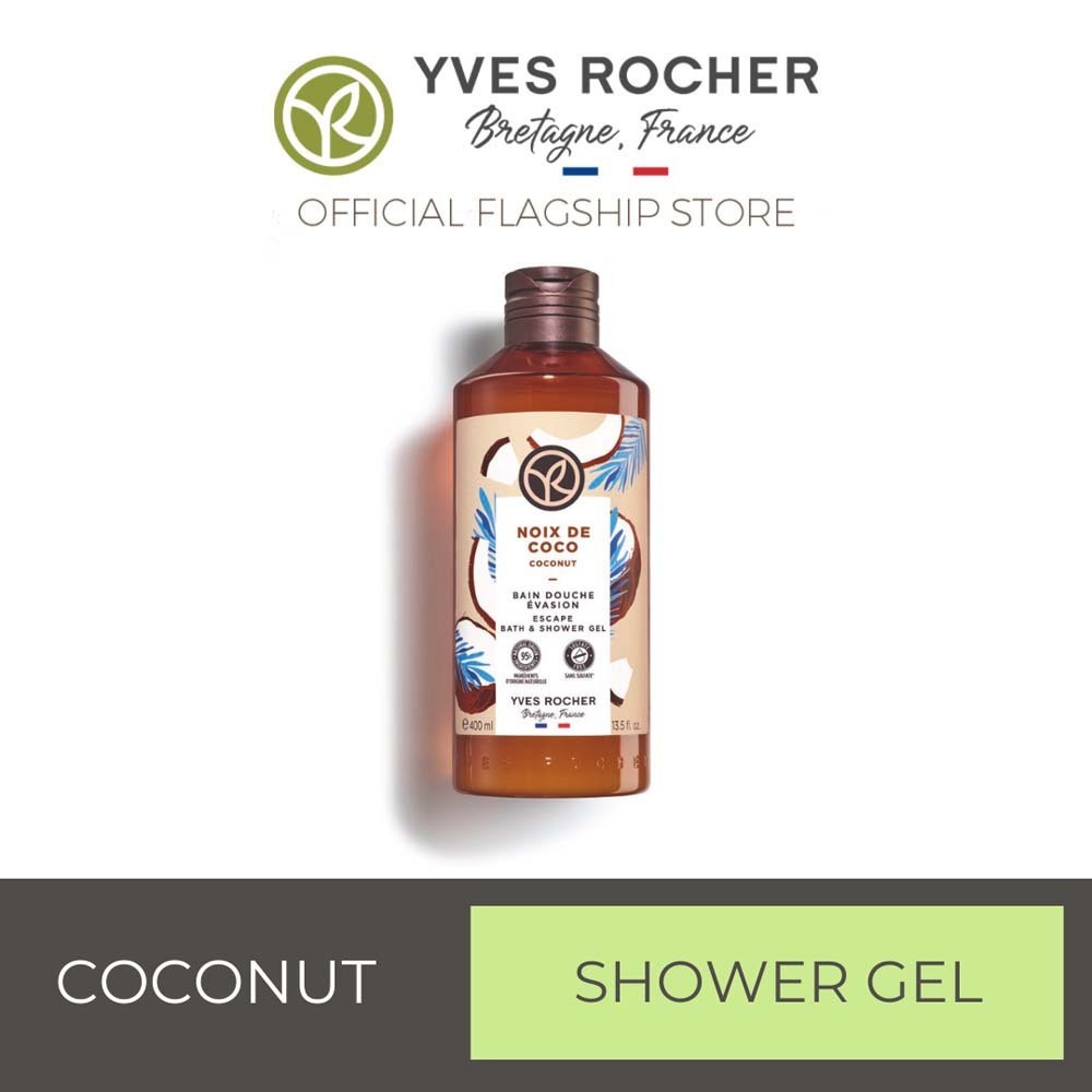 Yves Rocher Bath And Shower Gel Coconut 400 ML 45966