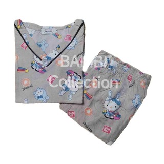 Bambi Women Night Wear Spun Oneset Blue AA0038 XL