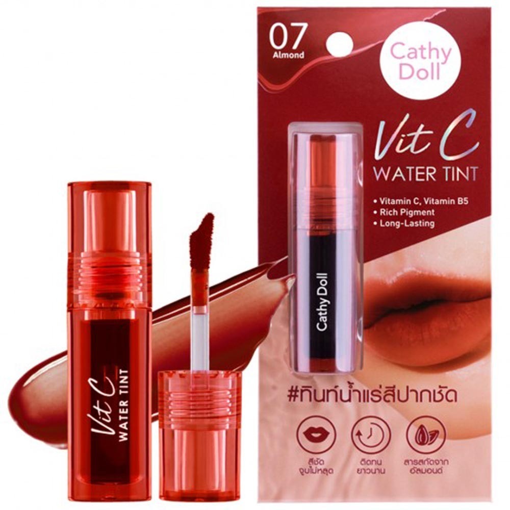 Cathy Doll VIT C Water Tint 2.7G / #07 Almond