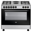 Beko 4 Gas + 2 Electric Hotplate , Electric Oven (GE12121DX)