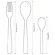 Ikea Mopsig 12-Piece Cutlery Set Steel 303.779.11