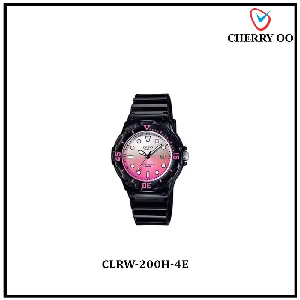 Casio GENERAL Unisex CLRW-200H-4E  Cherry Oo