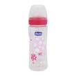 Chicco Baby Well-Being Feeding Bottle 330ML Pink (4M+)