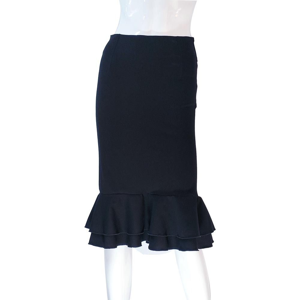 TS Dress Collection Formal Skirt Black Large