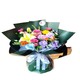 Floral District Mix Artificial Flower Bouquet Green Theme