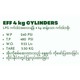 EFF Cylinda Green 4KG (8"16")