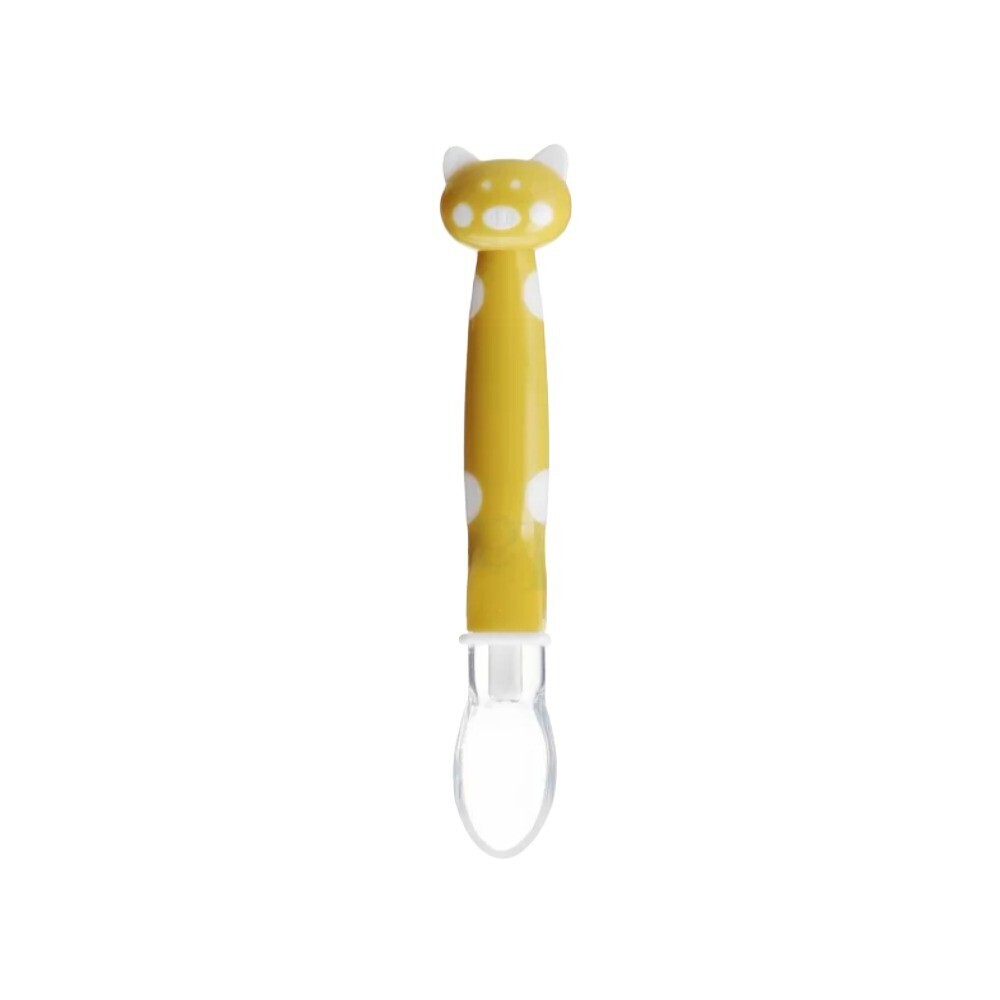 Baby Cartoon Silicone Spoon Yellow 10778