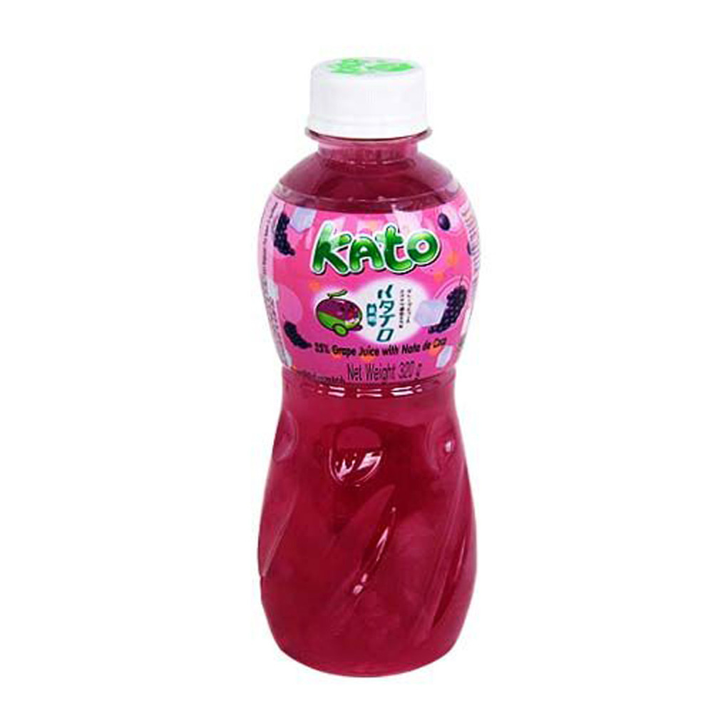 Kato Grape Juice with Nata De Coco Jelly Drink 320G