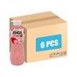 Kato Lychee Juice with Nata De Coco Jelly Drink 320Gx6PCS