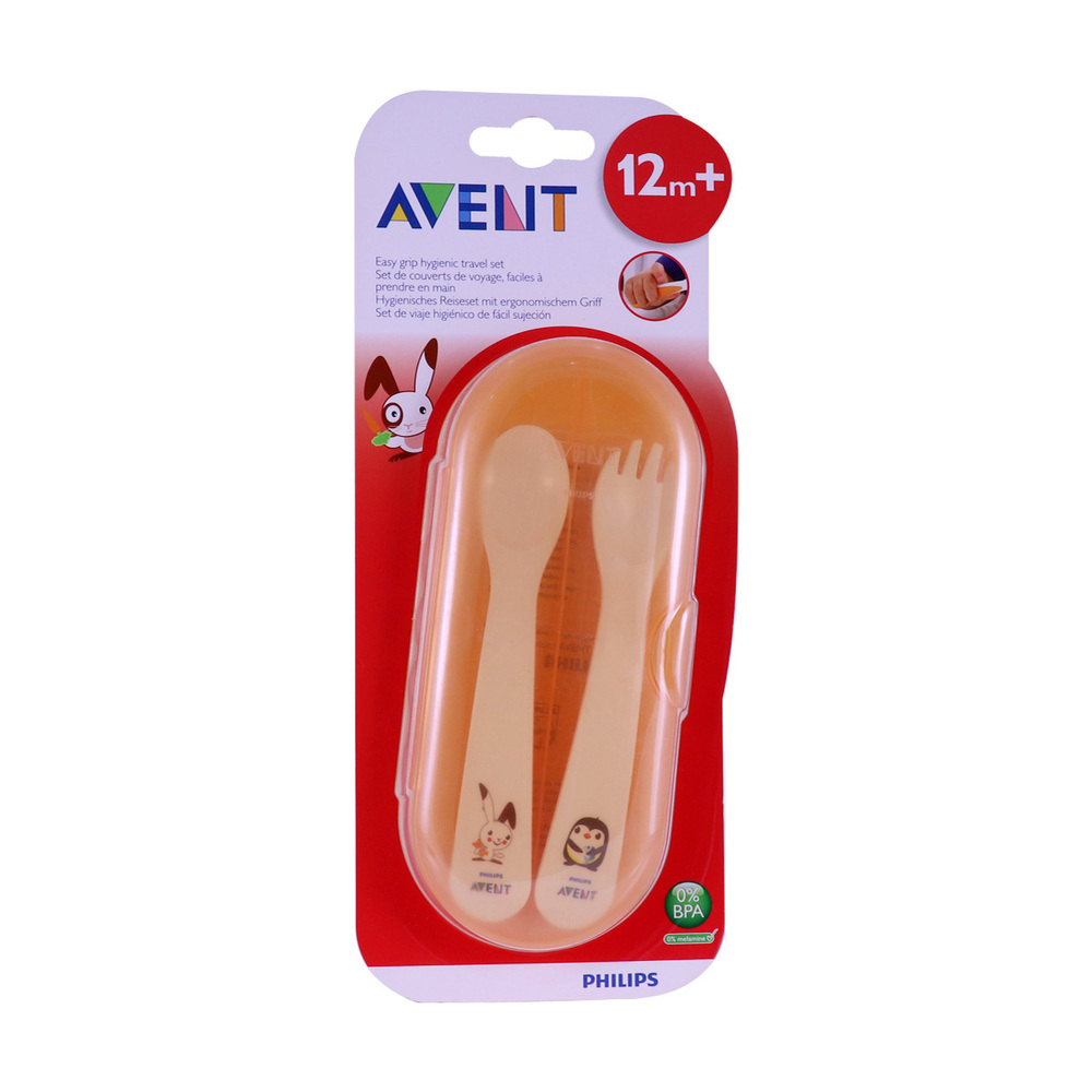 Avent Toddler Cutlery Set With  Travel SCF-718/00