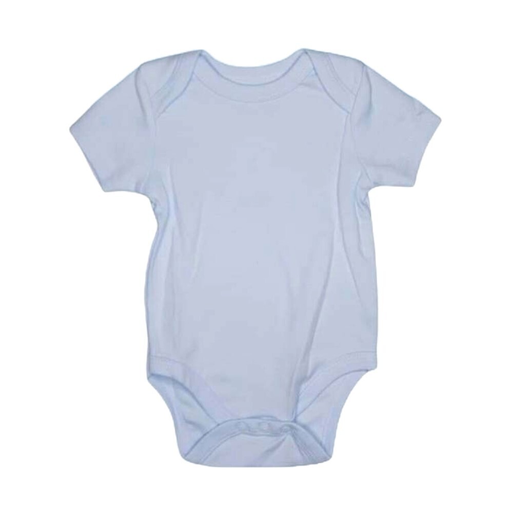 Te Te & Ta Ta Short Romper Short Sleeves Blue 6-9 Months (3Pcs/1Set) KRP-S104