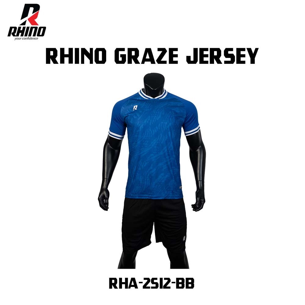 Rhino Graze Jersey RHA-2512-BB Blue Large