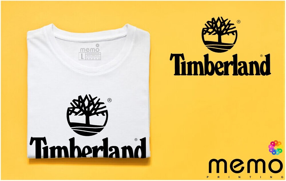 memo ygn TIMBERLAND 01 unisex Printing T-shirt DTF Quality sticker Printing-White (Large)