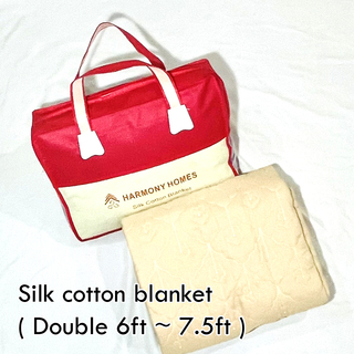 Harmony Homes Silk Cotton Blanket Double HH Double-008