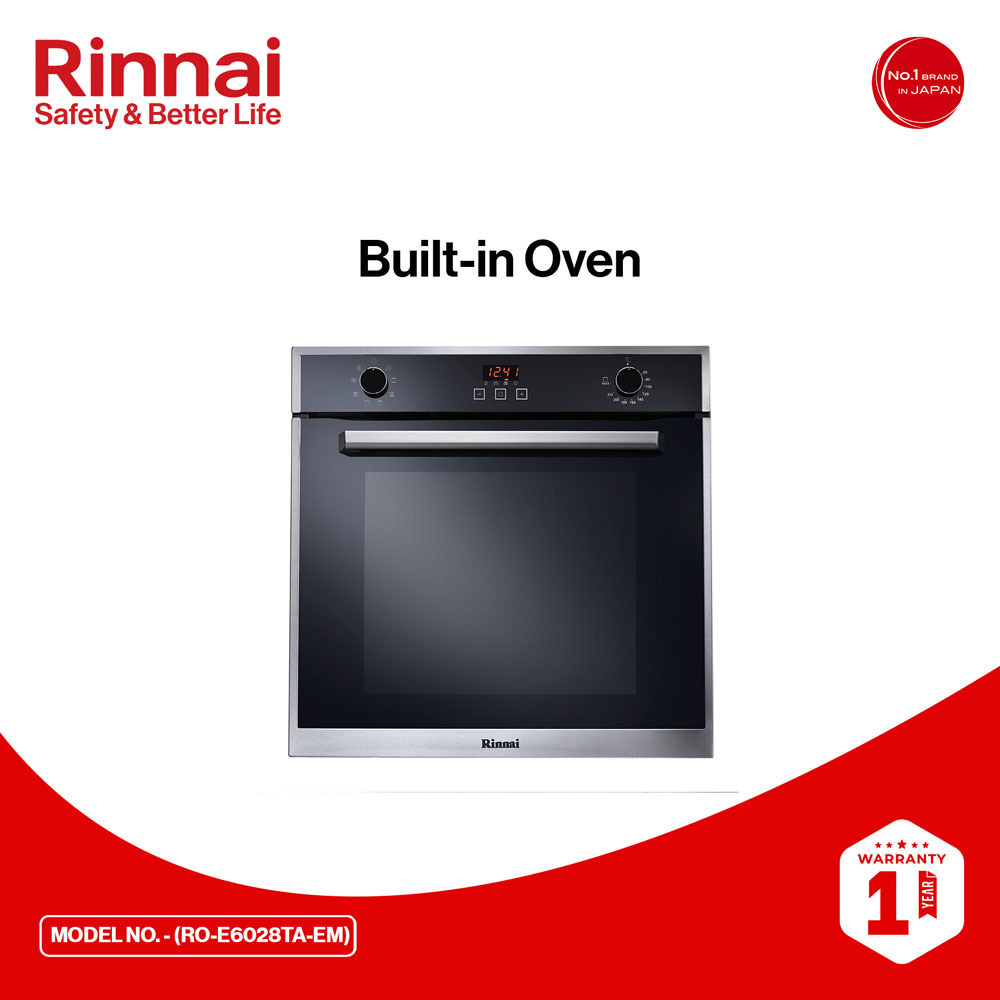 Rinnai Built-In Oven RO-E6208TA-EM Black