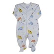 Te Te & Ta Ta Jumpsuit With Footies White 9-12 Months (3Pcs/1Set) KJSF-L101