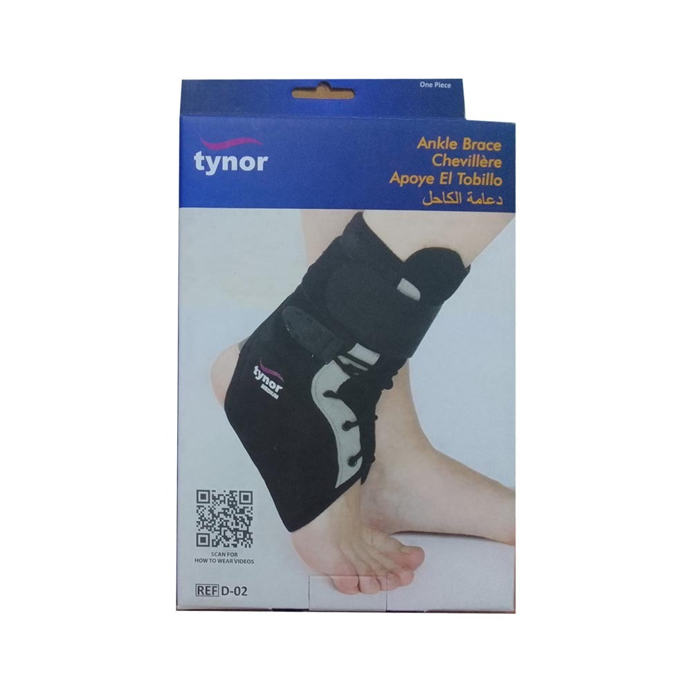 Ankle Brace Tynor D02 Gray L