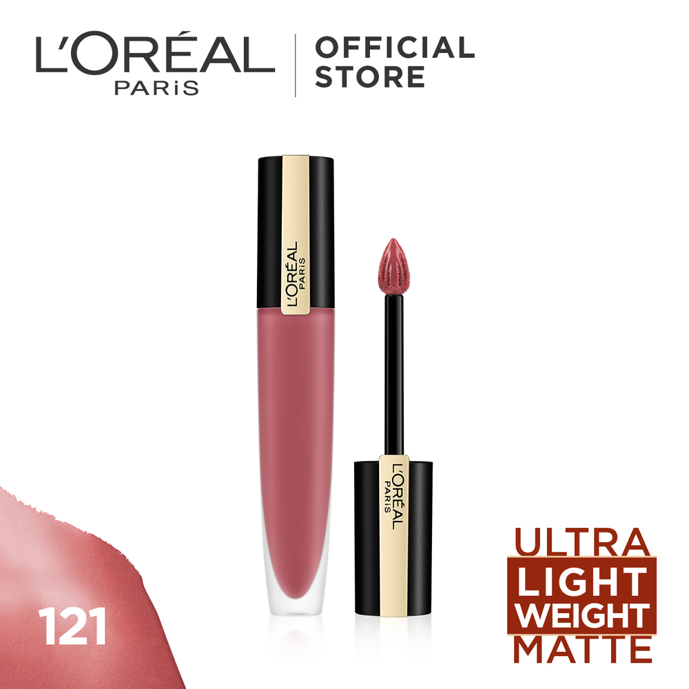 Loreal Rouge Signature Matte Ink Liquid Lipstick 7 ML (121 Choose)