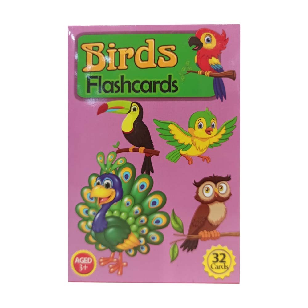 Birds 32 Flashcards (Kids World)