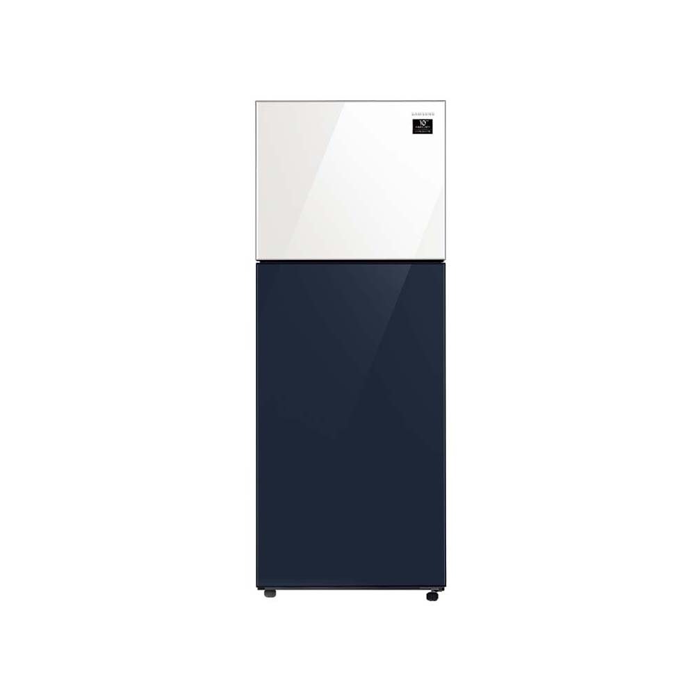 Samsung Bsepoke 2 Door Digital Inverter Refrigerator RT38K501J8A/ST 400LTR (White & Navy)