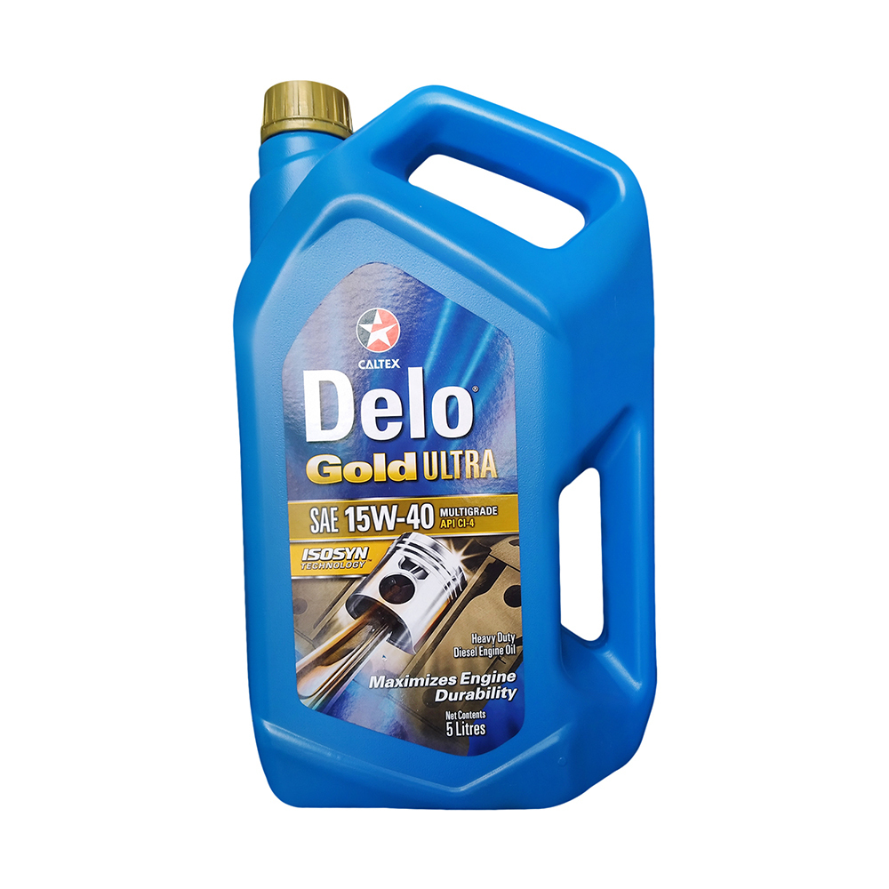 Caltex Delo® Gold Ultra SAE 
15W-40 Engine Oil 5 LTR Blue